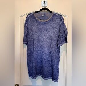 GAP Men's Heathered Indigo Tee